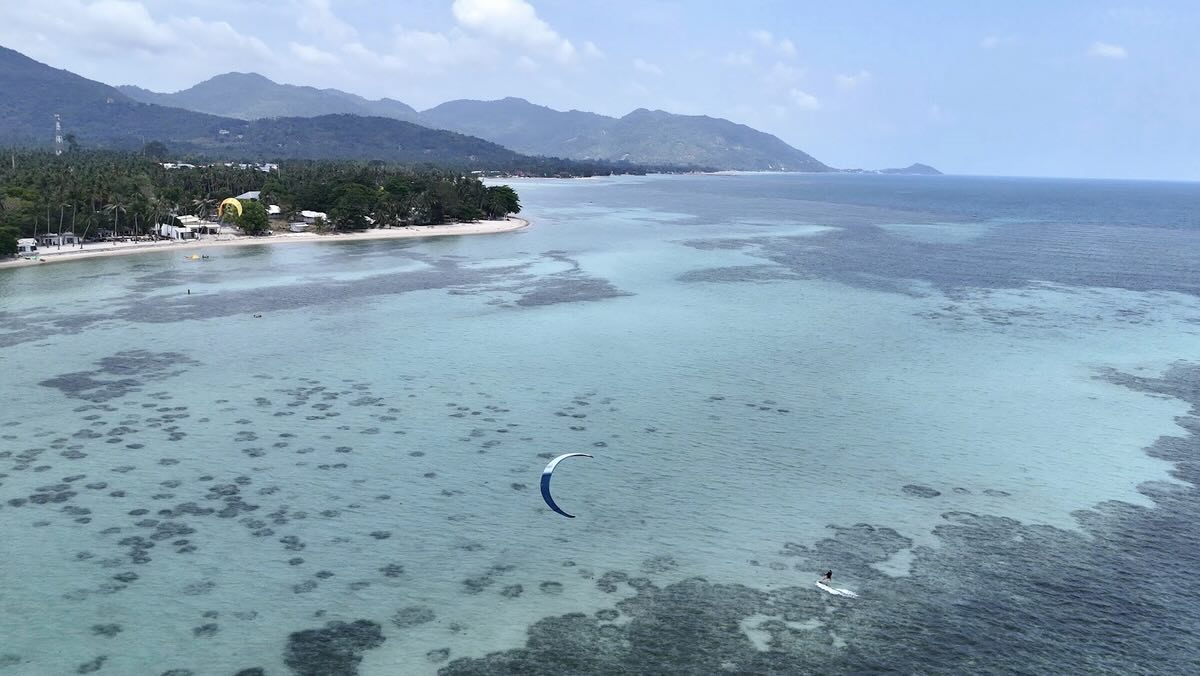 Thong Sala Lagoon  at Siam Pro Kite Kitesurf Center Koh Phangan Thailand
